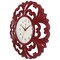 Infinity Instruments Wisteria 15.5 in. Wall Clock, Red 20331RD-4561 - alternate 5
